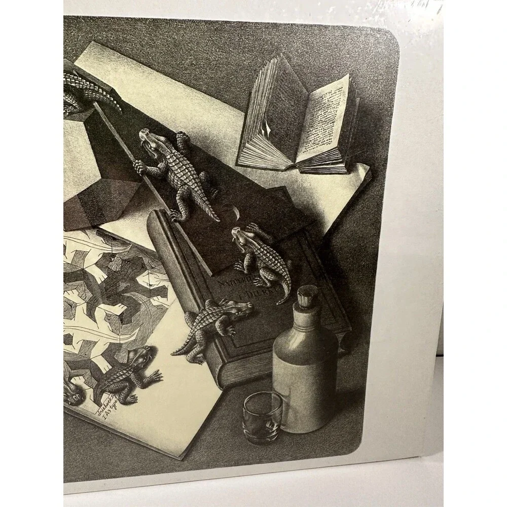 MC ESCHER Rettili  Reptiles 1,000 Piece Jigsaw Puzzle Selegiochi Milano Italy
